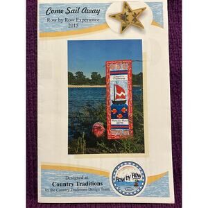 Quilt Sewing pattern table runner sailboat summer